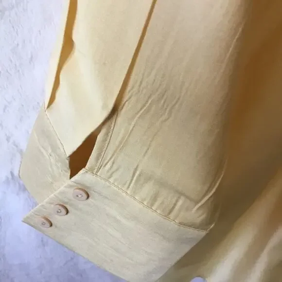 With.It Yellow Long-Sleeve Button Shirt - Picture 12 of 14